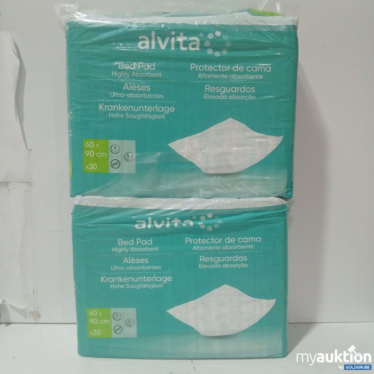 Artikel Nr. 993512 Artikel Nr. 993512: Alvita Krankenunterlage 60x90cm 2x30Stk