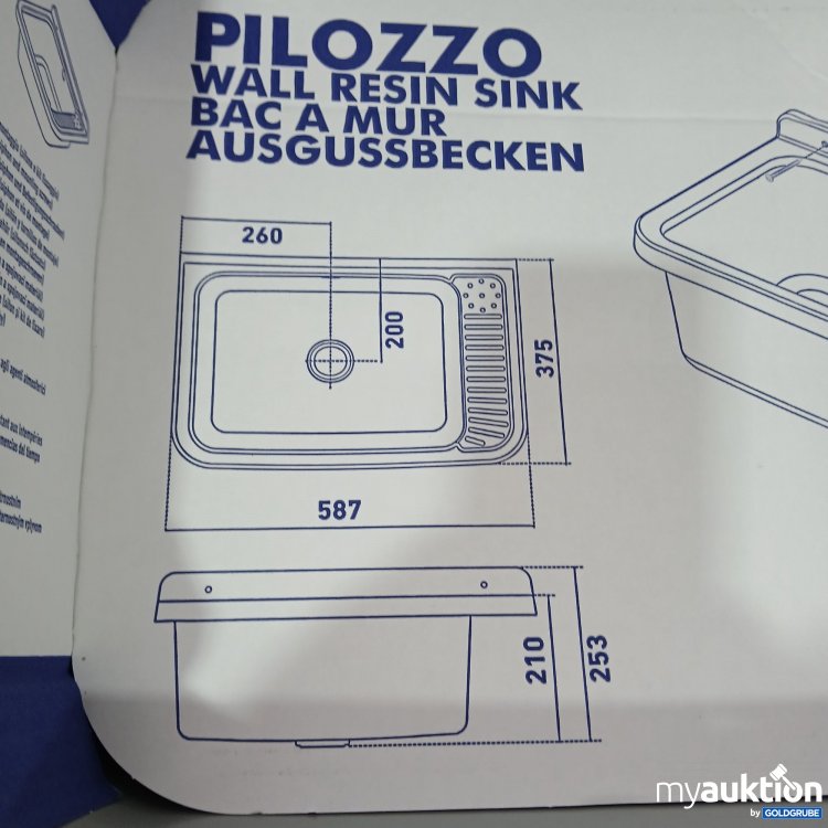 Artikel Nr. 440513 Artikel Nr. 440513: Pilozzo Ausgussbecken