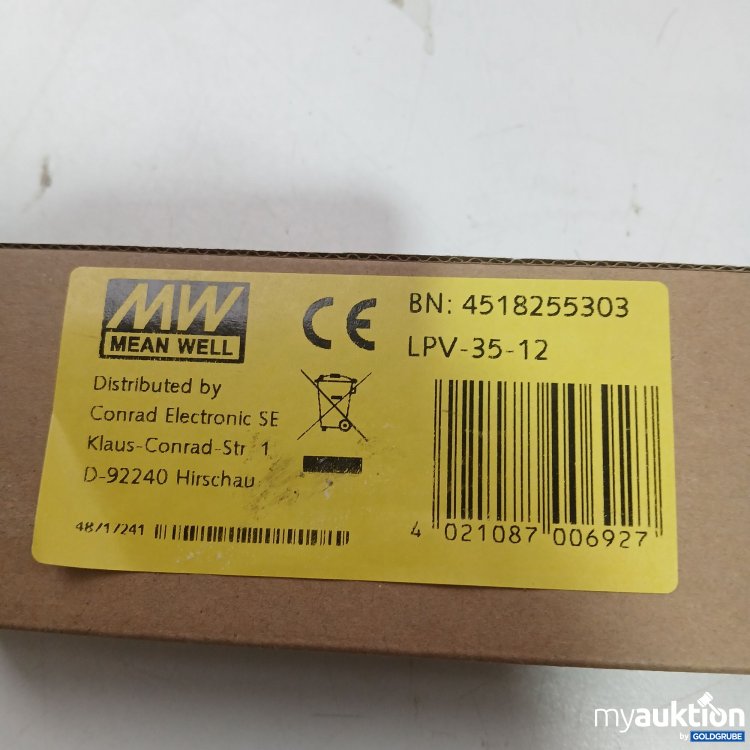 Artikel Nr. 443513: MW Mean Well LBV-35-12 Class Power Supply 