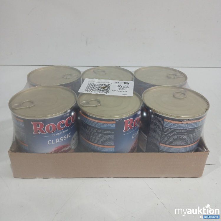 Artikel Nr. 461513: Rocco Hundefutter Classic Beef with Salmon 6x800g 