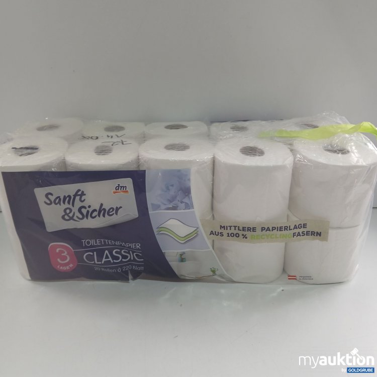 Artikel Nr. 814513 Artikel Nr. 814513: Sanft & Sicher Toilettenpapier 20 Rollen