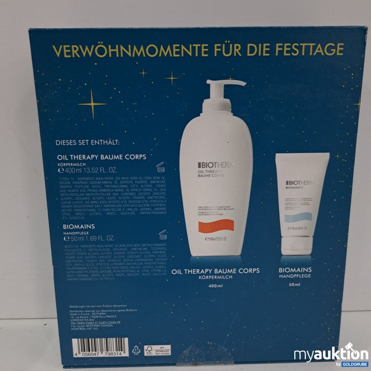 Artikel Nr. 817513 Artikel Nr. 817513: Biotherm Oil Therapy Körperpflege-Set lt. Foto
