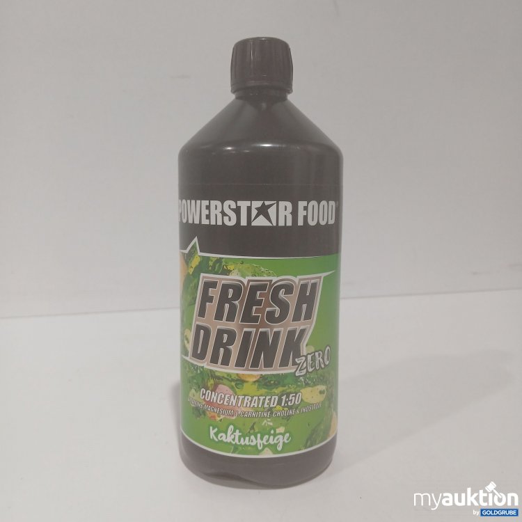 Artikel Nr. 860513: Powerstar Food Fresh Drink Zero Kaktusfeige 1000ml