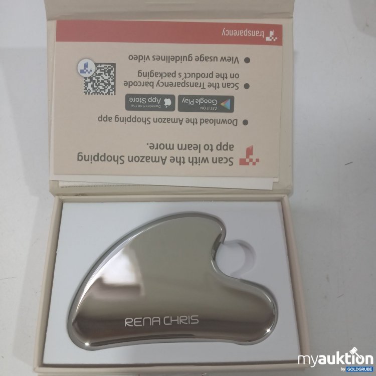 Artikel Nr. 873513: Rena Chris Stainless Steel Gua Sha Stone