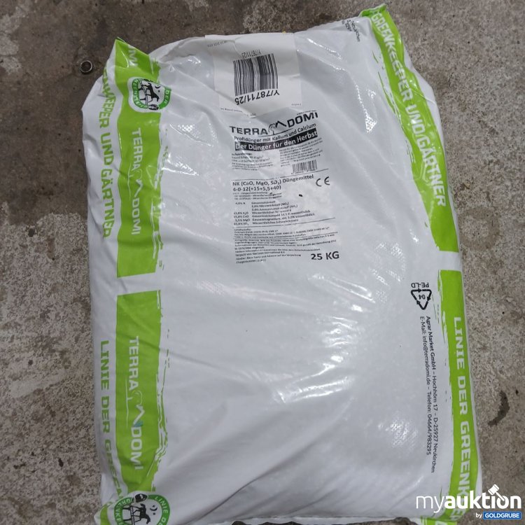 Artikel Nr. 893513: Terra Dom Dünger für den Herbst 25 kg