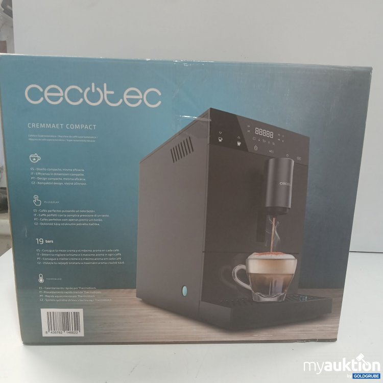 Artikel Nr. 969513 Artikel Nr. 969513: Cecötec Cremmeta Compact Kaffemaschine