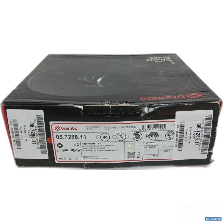 Artikel Nr. 982513 Artikel Nr. 982513: Brembo Prime Brake Disc 08.7288.11 2stk Bremsscheibe