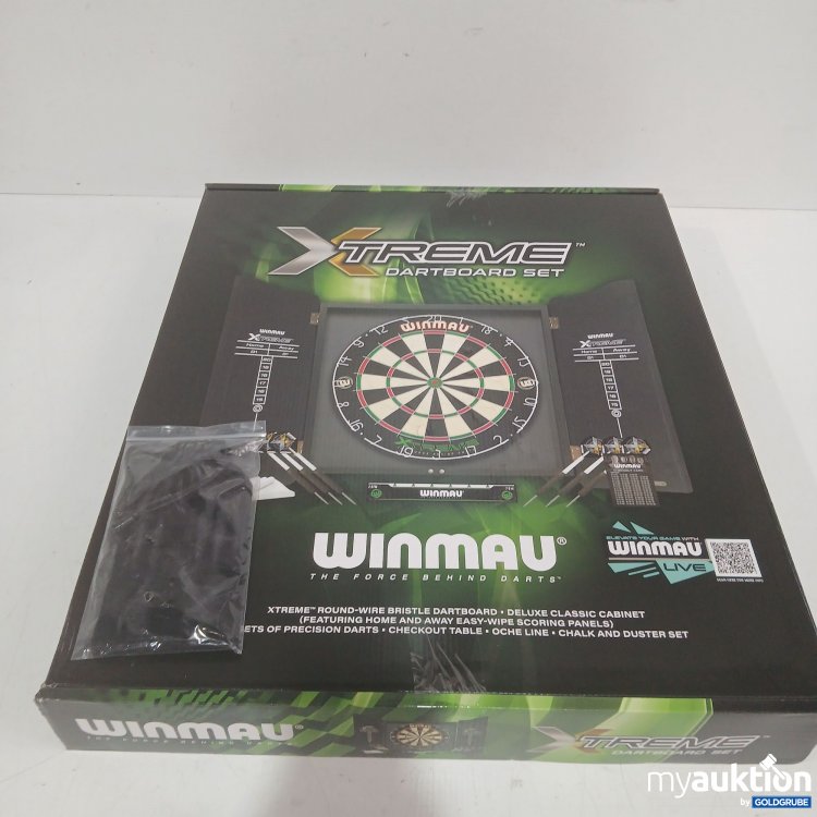 Artikel Nr. 446514 Artikel Nr. 446514: Winmau XTreme Dartboard 815101 ca 60x50x8cm mit 2Sätze Pfeile (je 3Stk)