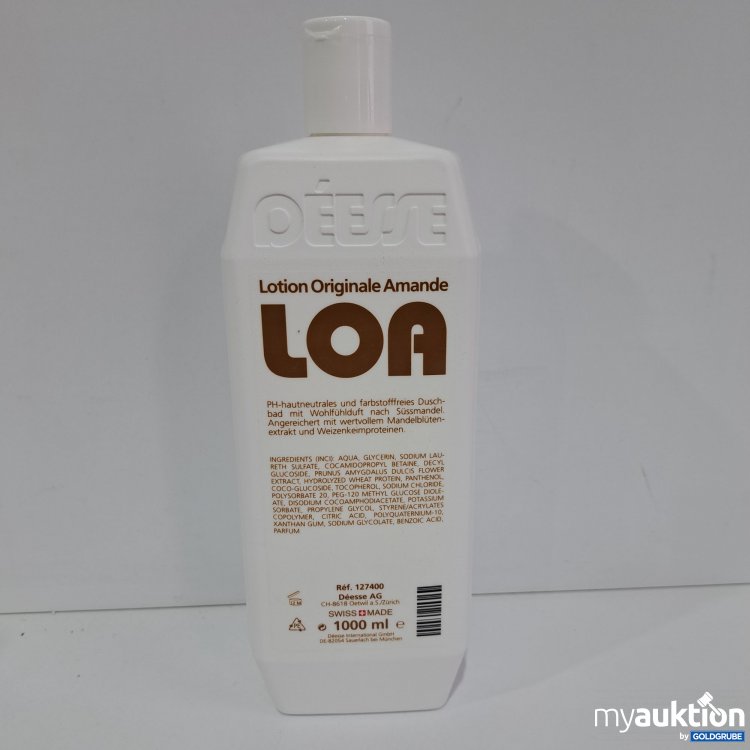 Artikel Nr. 817514 Artikel Nr. 817514: Deesse of Switzerland LOA Lotion Originale Amande 1000 ml