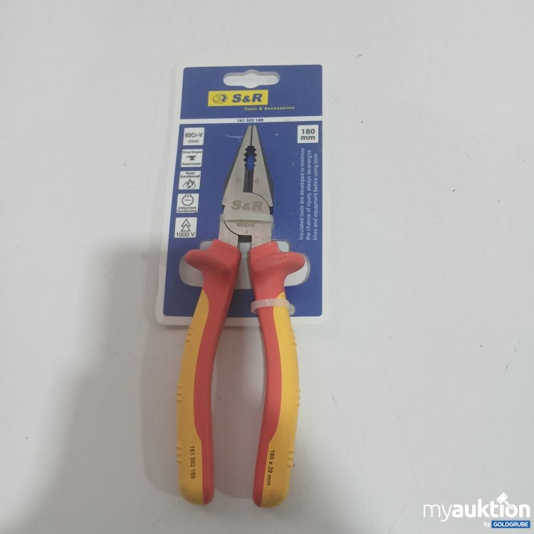 Artikel Nr. 871514: S&R VDE-Kombizange 180mm