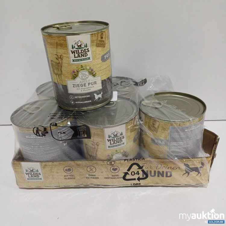 Artikel Nr. 884514: Wildes Land Hundefutter 6x800g