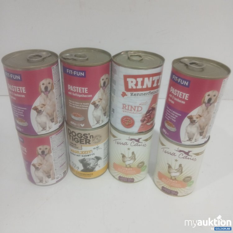 Artikel Nr. 890514: Diverses Hundefutter 8 x 400g