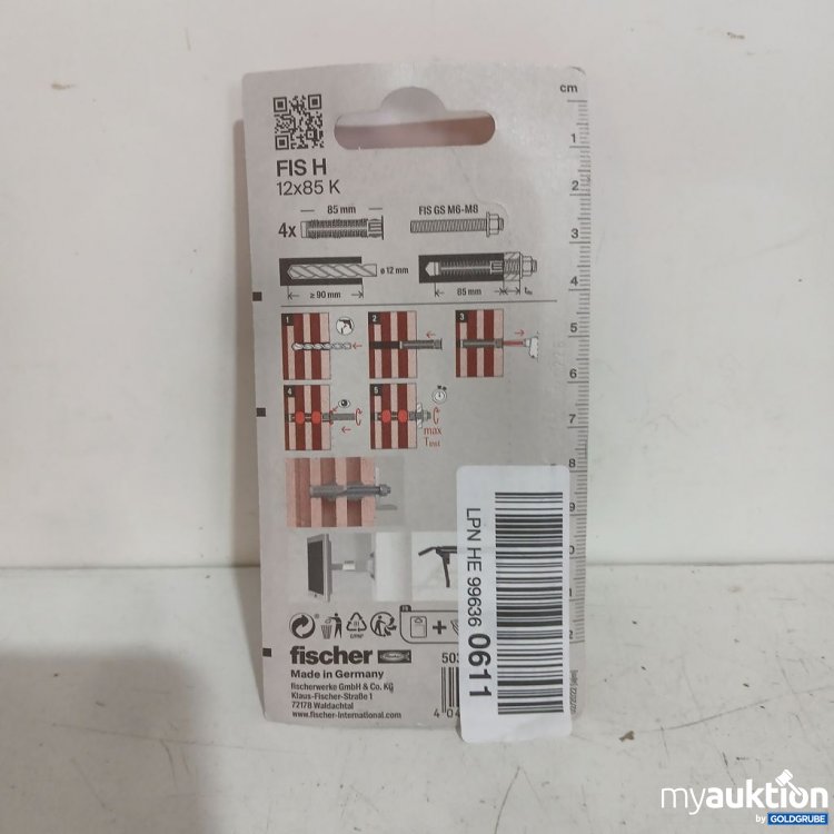 Artikel Nr. 934514 Artikel Nr. 934514: fischer FSH 12x85 K