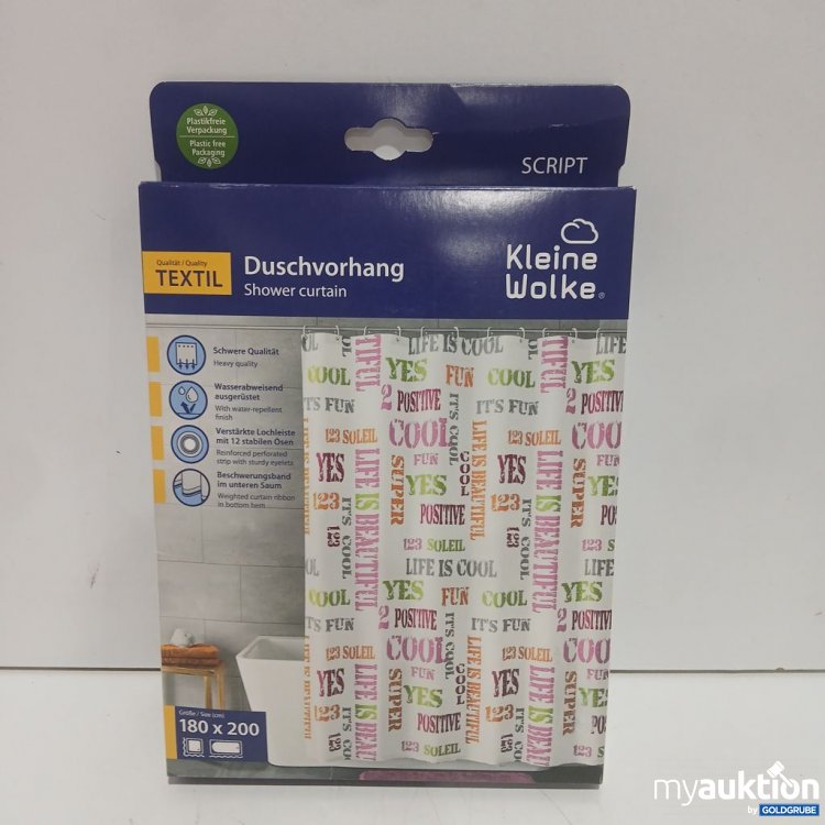 Artikel Nr. 447515: Kleine Wolke Duschvorhang TEXTIL 180x200 cm