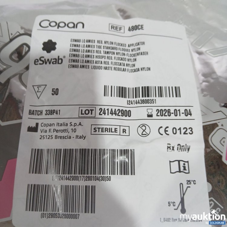 Artikel Nr. 524515: Copan reg. Tampon Nylon-Flockenfaser 50Stk 