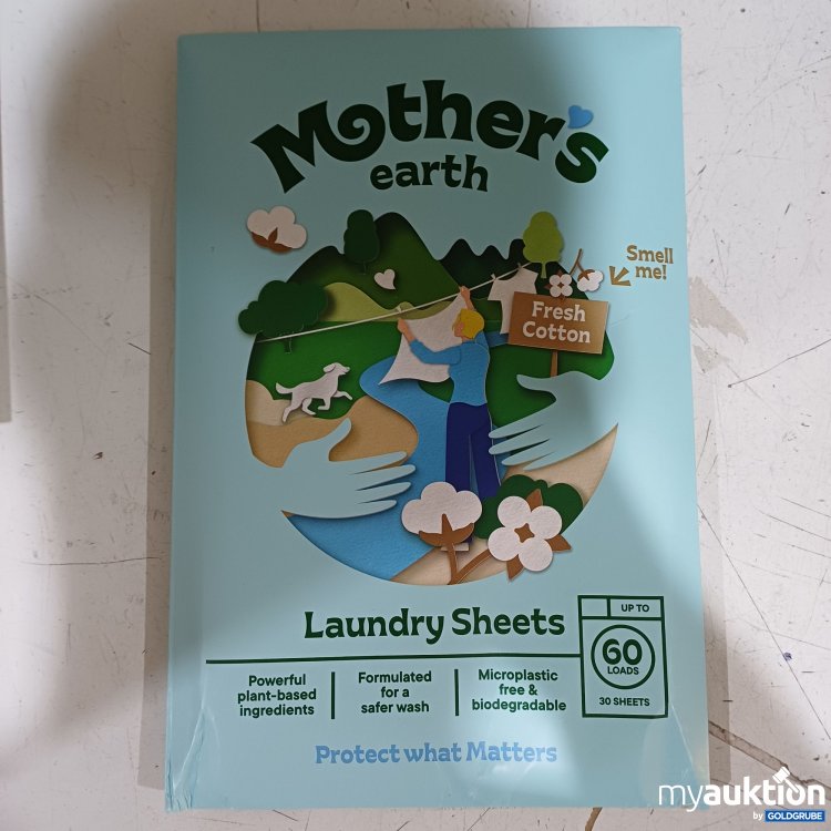 Artikel Nr. 526515: Mother's Earth Spülmaschinen-Blätte, Fresh Cotton, 30 Blätter 