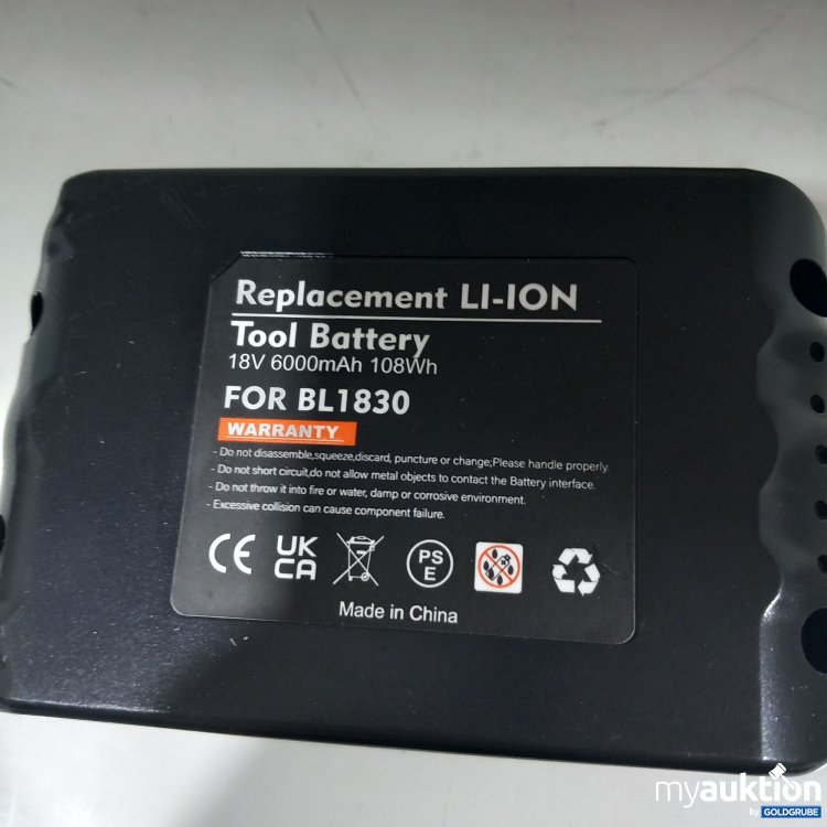 Artikel Nr. 768515 Artikel Nr. 768515: Replacement Li-ion Tool Batterien BL1830