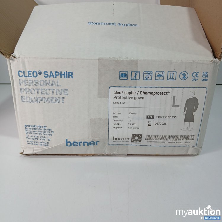 Artikel Nr. 798515 Artikel Nr. 798515: Cleo Saphir Chemoprotect L 15 Stück