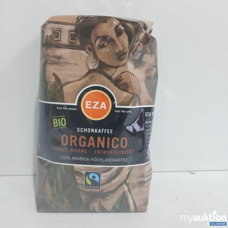 Artikel Nr. 833515: EZA Schonkaffee Organico ganze Bohne entkoffeiniert 500g