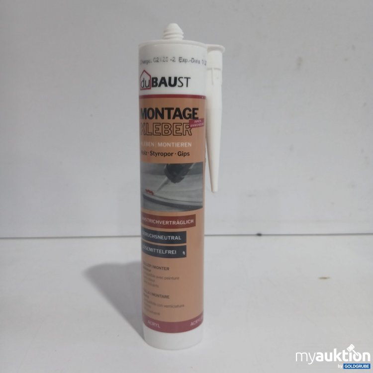 Artikel Nr. 894515: Dubaust Montage Kleber Acryl 310ml 