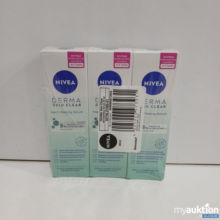 Artikel Nr. 919515: NIVEA Derma Skin Clear Nacht Peeling Serum 3 Stück