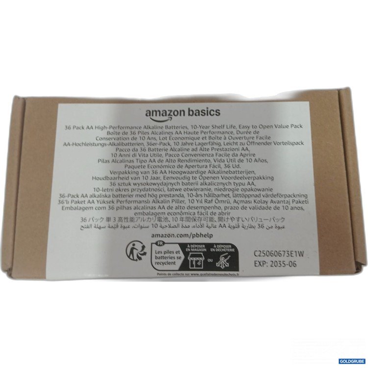 Artikel Nr. 970515 Artikel Nr. 970515: Amazon basics AA High Performance Alkaline Batterien 36Stück