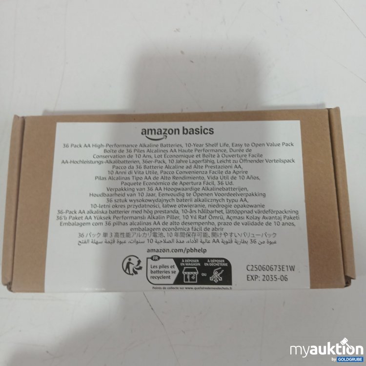 Artikel Nr. 970515 Artikel Nr. 970515: Amazon basics AA High Performance Alkaline Batterien 36Stück