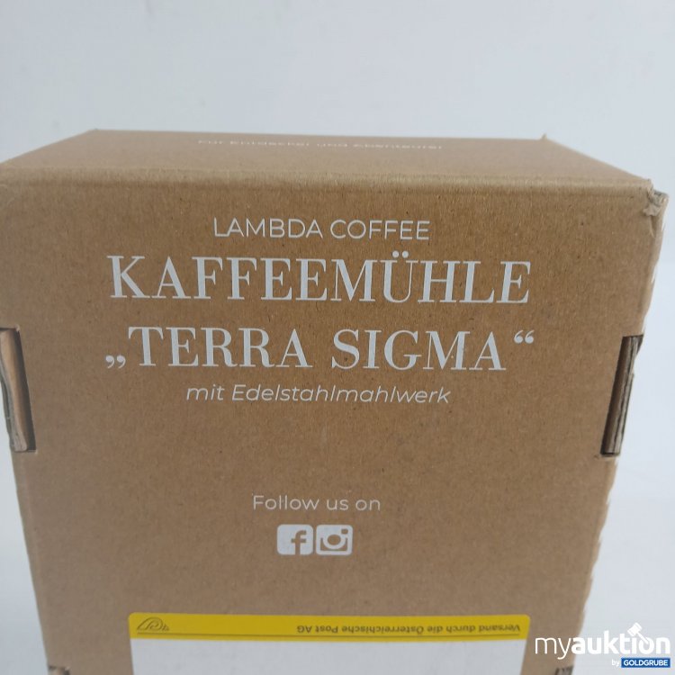 Artikel Nr. 971515 Artikel Nr. 971515: Lambda Kaffeemühle "Terra Sigma" mit Edelstahlwerk