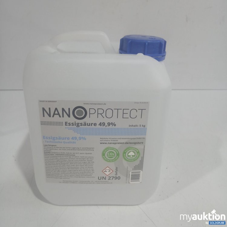 Artikel Nr. 990515: Nano Protect Essigsäure 49,9% 5kg 