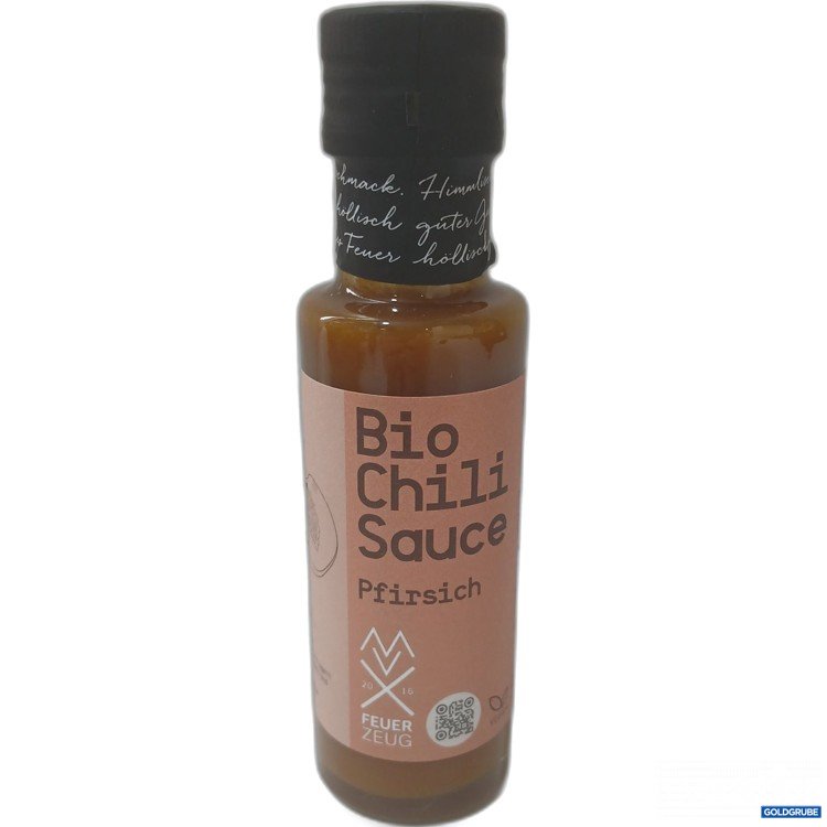 Artikel Nr. 995515 Artikel Nr. 995515: Mühlviertler Feuerzeug Bio Chili Sauce Pfirsich 110g