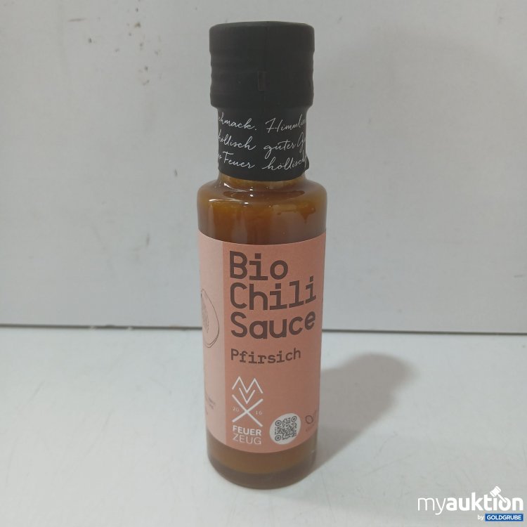 Artikel Nr. 995515 Artikel Nr. 995515: Mühlviertler Feuerzeug Bio Chili Sauce Pfirsich 110g