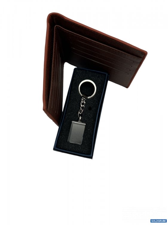 Artikel Nr. 421516: Set aus Geldtasche(Kunstleder) + Schlüsselanhänger