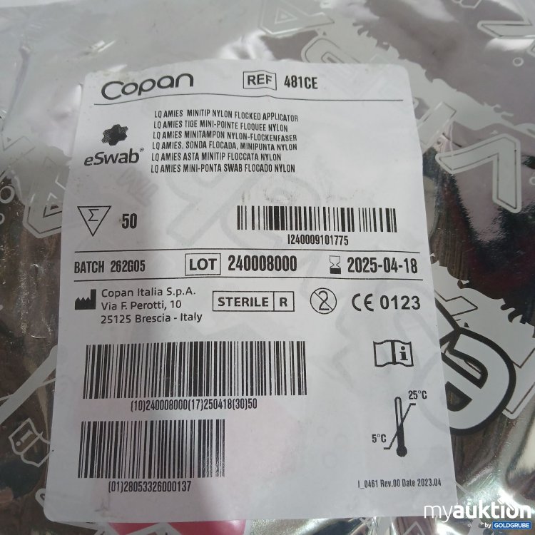 Artikel Nr. 524516: Copan LQ Lamies Minitampon Nylon Flockenfaser 50Stk 