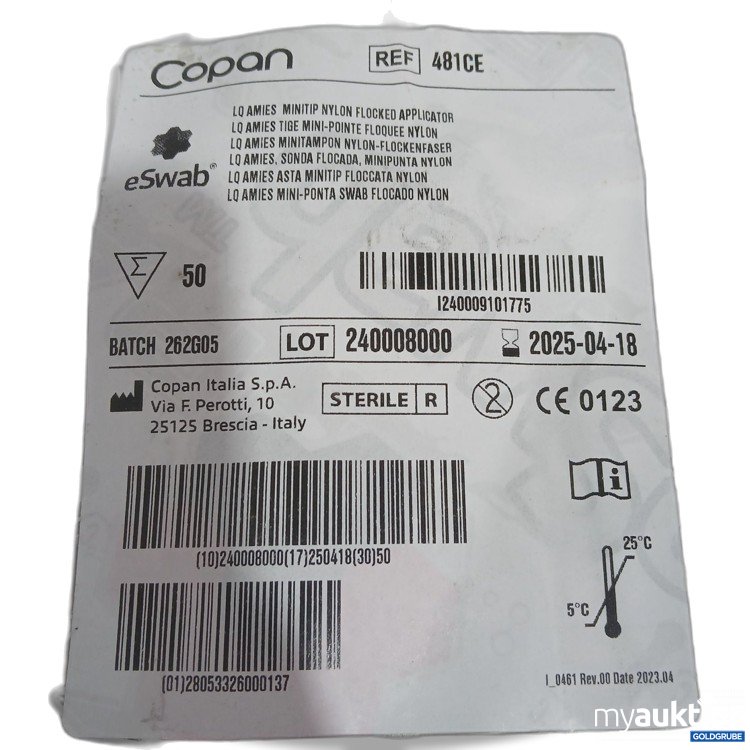 Artikel Nr. 524516: Copan LQ Lamies Minitampon Nylon Flockenfaser 50Stk 