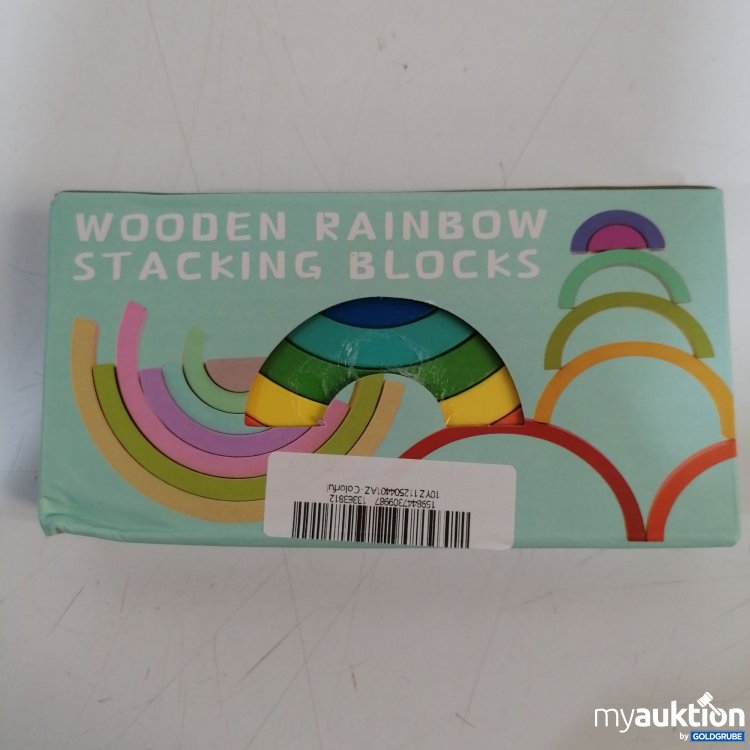 Artikel Nr. 888516 Artikel Nr. 888516: Wooden Rainbow Stacking Blocks