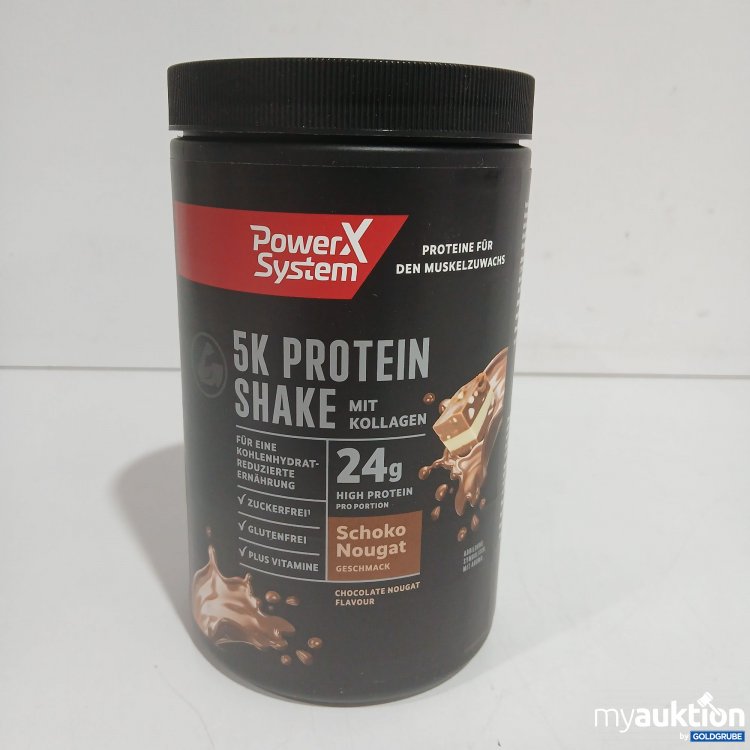 Artikel Nr. 891516: Power X System 5K Protein Shake mit Kollagen Schoko Nougat 360g