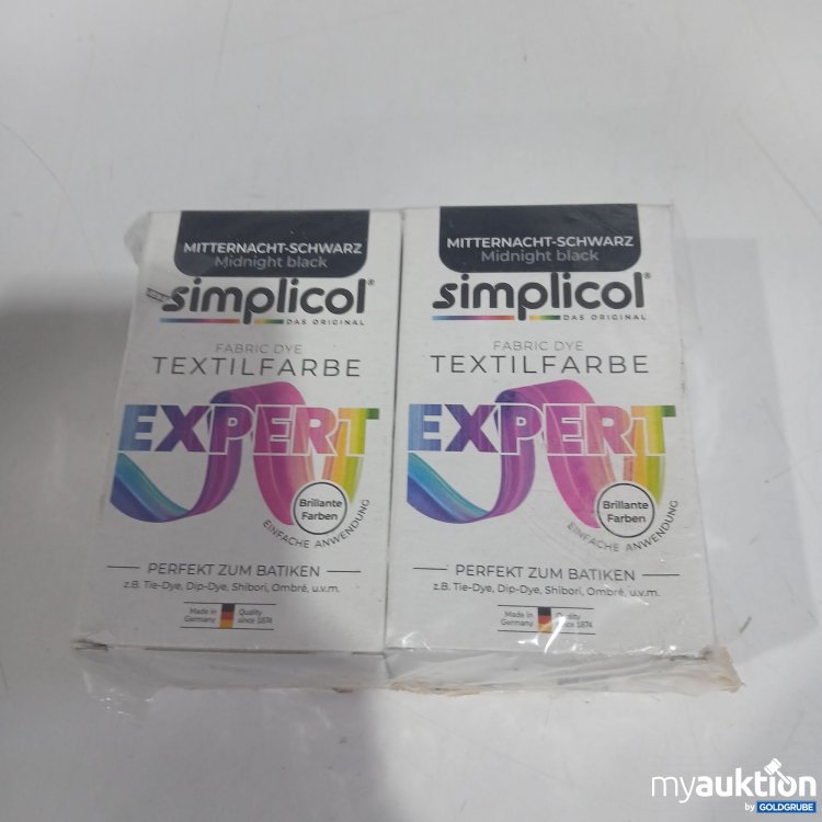 Artikel Nr. 894516: Simplicool Textulfarbe Expert Mitternacht-schwarz 2x150g