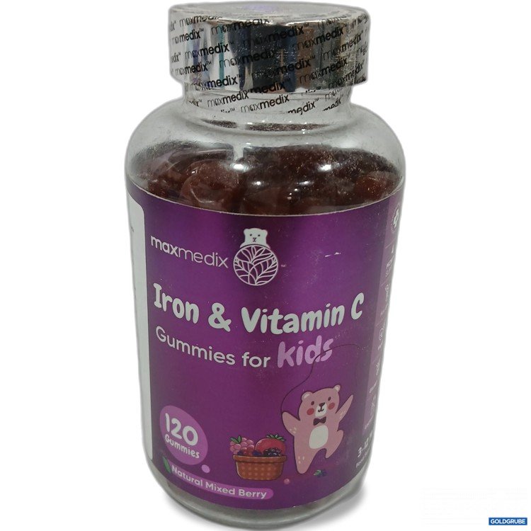 Artikel Nr. 954516: Maxmedix Iron & Vitamin C Gummies for Kids 