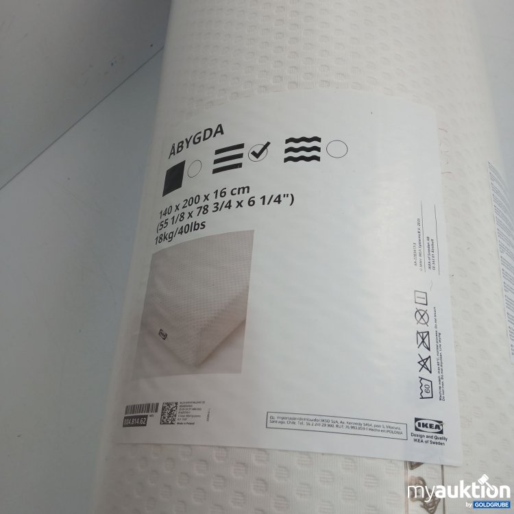 Artikel Nr. 959516: Ikea Abygda 140x200x16cm 004.814.62 