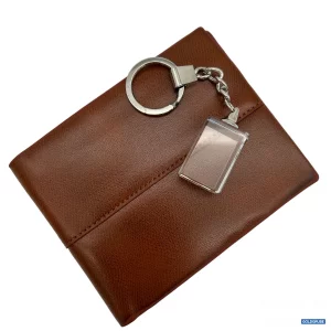 Auktion Set aus Geldtasche(Kunstleder) + Schlüsselanhänger