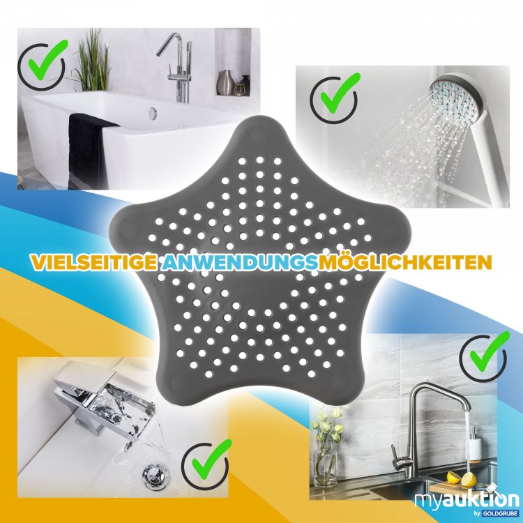 Artikel Nr. 376517: Abflusssterne grau