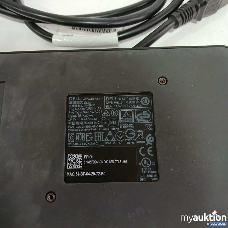 Artikel Nr. 437517 Artikel Nr. 437517: Dell USB Dock WD15