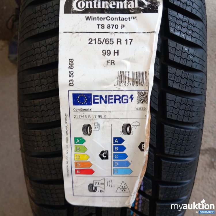 Artikel Nr. 523517: Continental WinterContact TS 870 P 215/65 R17 99 H