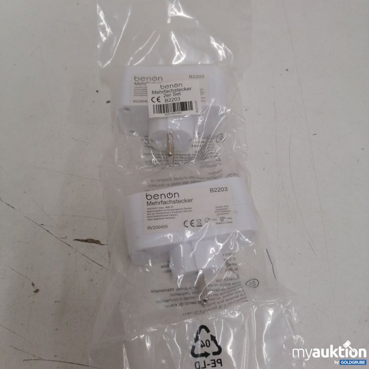Artikel Nr. 629517 Artikel Nr. 629517: Benon Mehrfachstecker B2203