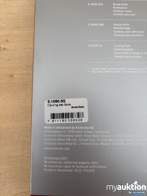 Artikel Nr. 921517: Victorinox Carving Set 3pcs