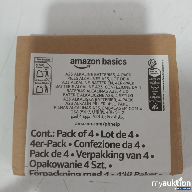 Artikel Nr. 970517 Artikel Nr. 970517: Amazon basics A23 Alkaline Batterien ,4er Pack