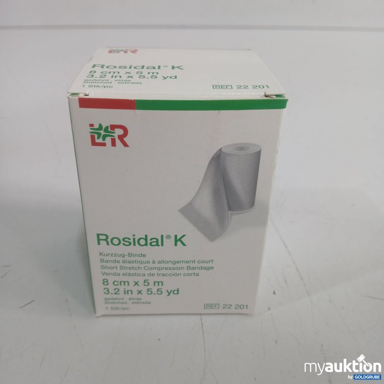 Artikel Nr. 979517 Artikel Nr. 979517: LR Rosidal K Kurzzug Binde 8cm x 5m