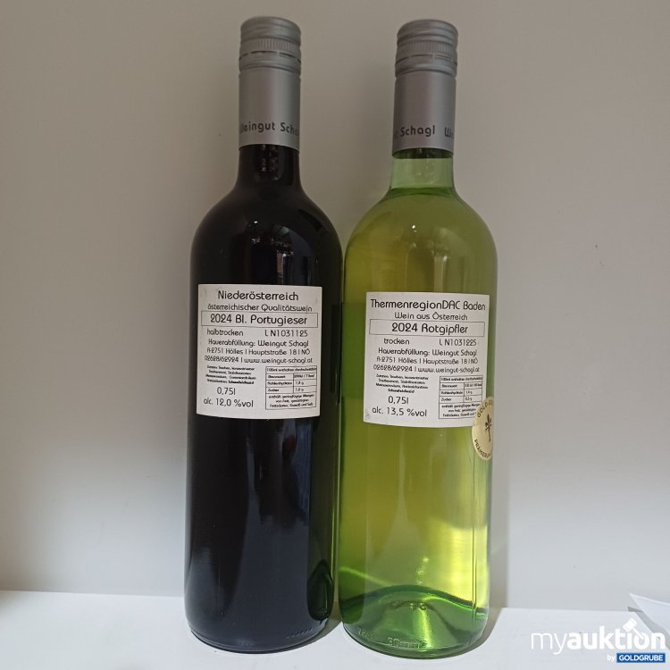 Artikel Nr. 985517 Artikel Nr. 985517: Weißwein Rotgipfler & Rotwein Portugieser, 2x0,75l, 2024