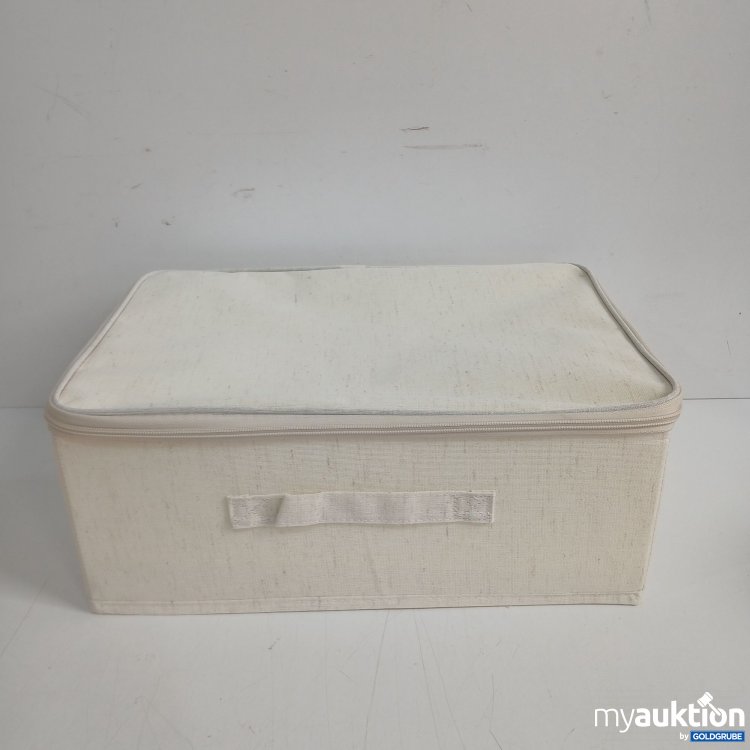 Artikel Nr. 446518 Artikel Nr. 446518: Stoff-Aufbewahrungsbox faltbar creme ca 40x28x17cm