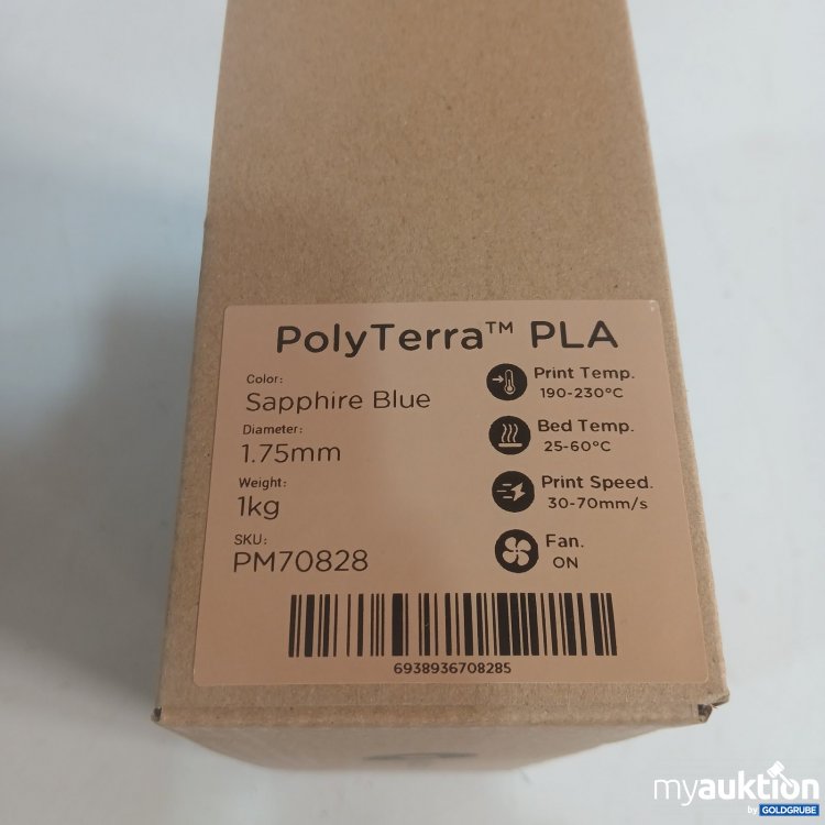 Artikel Nr. 465518 Artikel Nr. 465518: Polymaker PolyTerra PLA 1kg 1,75 mm Sapphire Blue